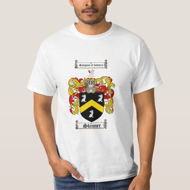 Skinner-Familienwappen - Skinner-Wappen T-Shirt (Vorderseite)