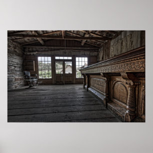Skinner's Saloon — Bannack Ghost Town Montana Poster
