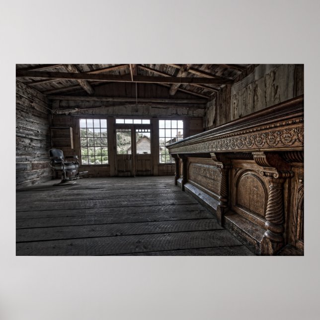 Skinner's Saloon — Bannack Ghost Town Montana Poster (Vorne)