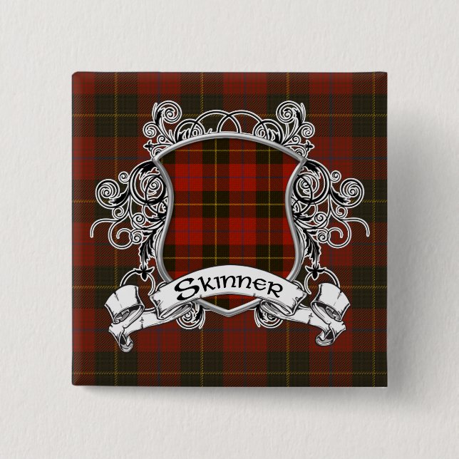 Skinnertartan-Schild Button (Vorderseite)