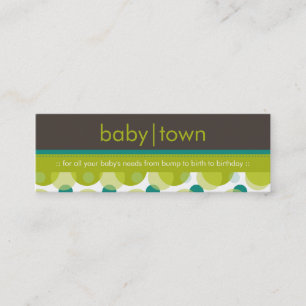 SKINNY BUSINESS CARD :: babytown 7 Mini Visitenkarte