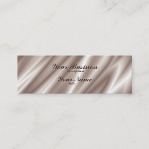 Skinny Business Card Papier Seidensekt Mini Visitenkarte