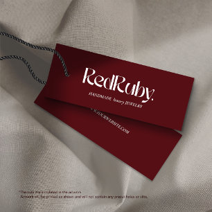 Skinny Business Logo Hang Tag Karten