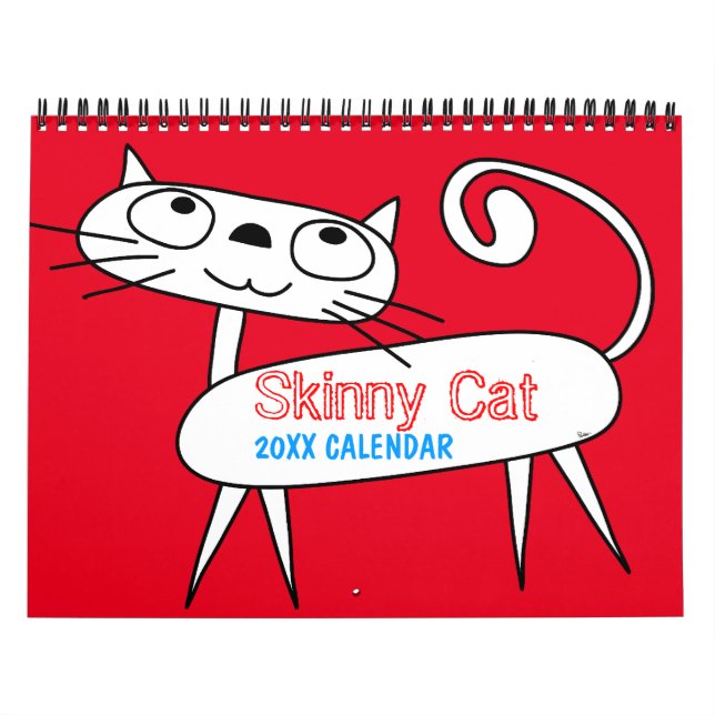 Skinny Cat Calendar Kalender (Titelbild)