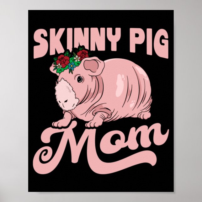 Skinny Pig Mama Poster (Vorne)