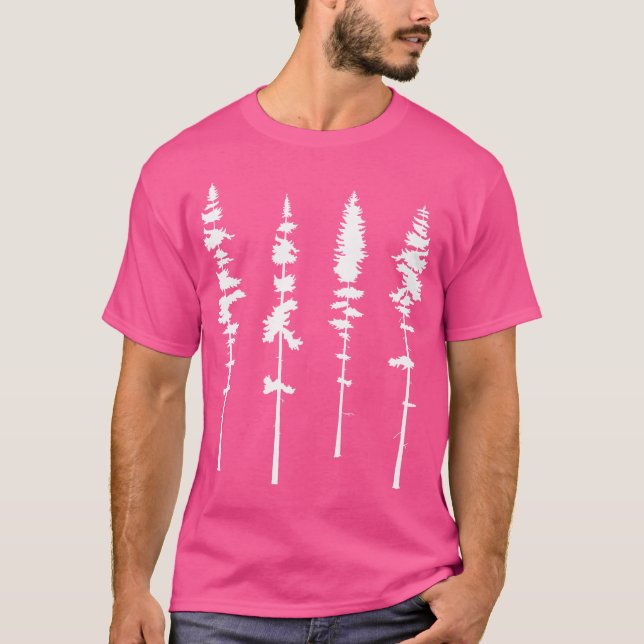 Skinny Pine Tree T-Shirt (Vorderseite)