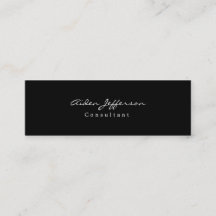 Skinny Stylish Einfach Schlicht Schwarz-weiß Minim