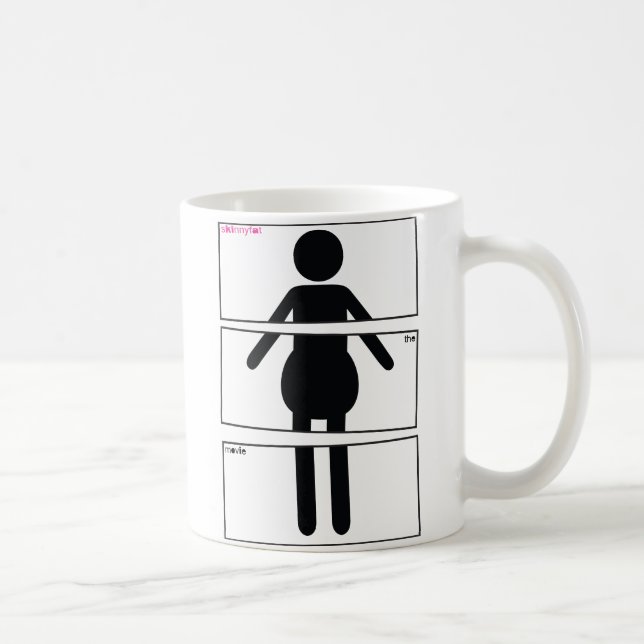 Skinnyfat Kaffee-Tasse Kaffeetasse (Rechts)