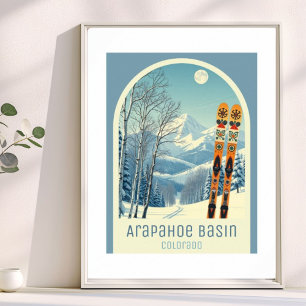 Skiort Arapahoe Basin Colorado Poster