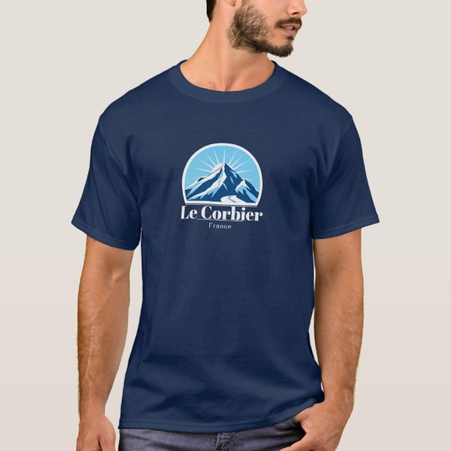 Skiort Le Corbier Frankreich T-Shirt (Vorderseite)