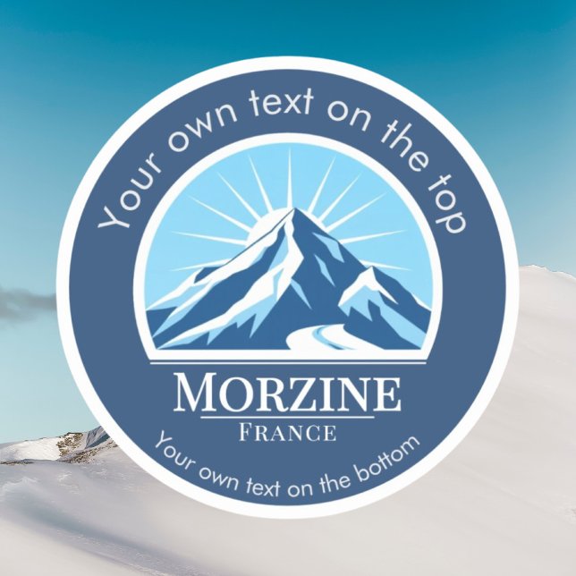 Skiort Morzine Frankreich Aufkleber (Von Creator hochgeladen)