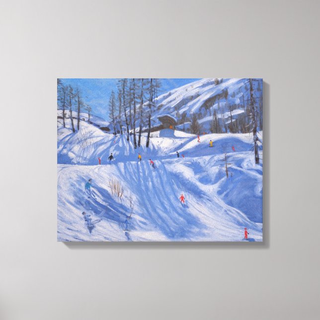 Skiort Tignes 2009 Leinwanddruck (Vorderseite)