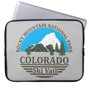 Skiort Vail Colorado Laptopschutzhülle