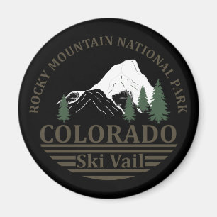 Skiort Vail Colorado Magnet