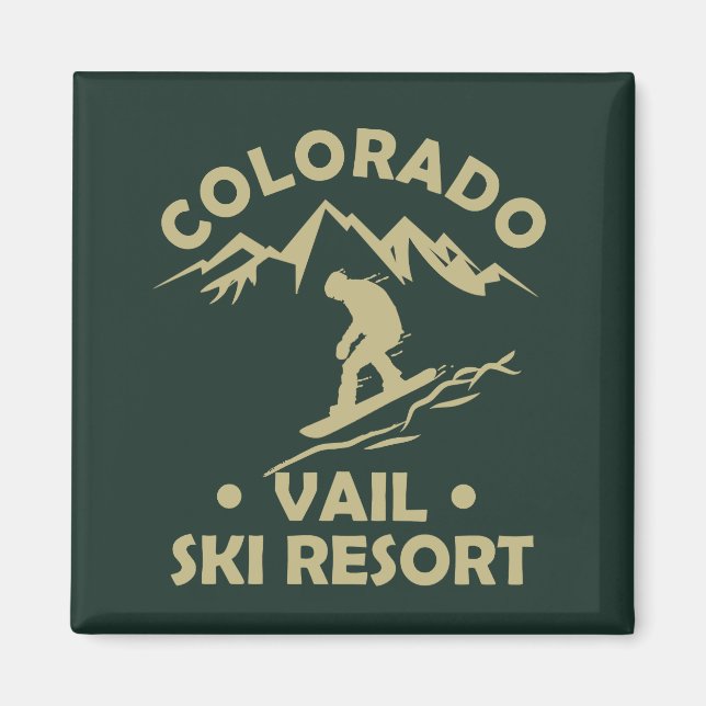 Skiort Vail Colorado Magnet (Vorne)