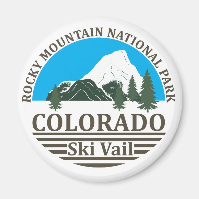 Skiort Vail Colorado Magnet (Vorne)