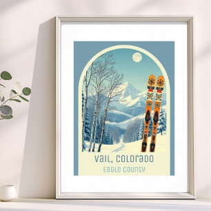 Skiort Vail Colorado Poster