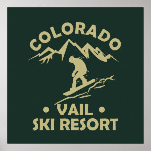 Skiort Vail Colorado Poster