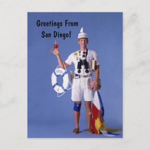 Skip Sayles™_Greetings From San Diego Postkarte