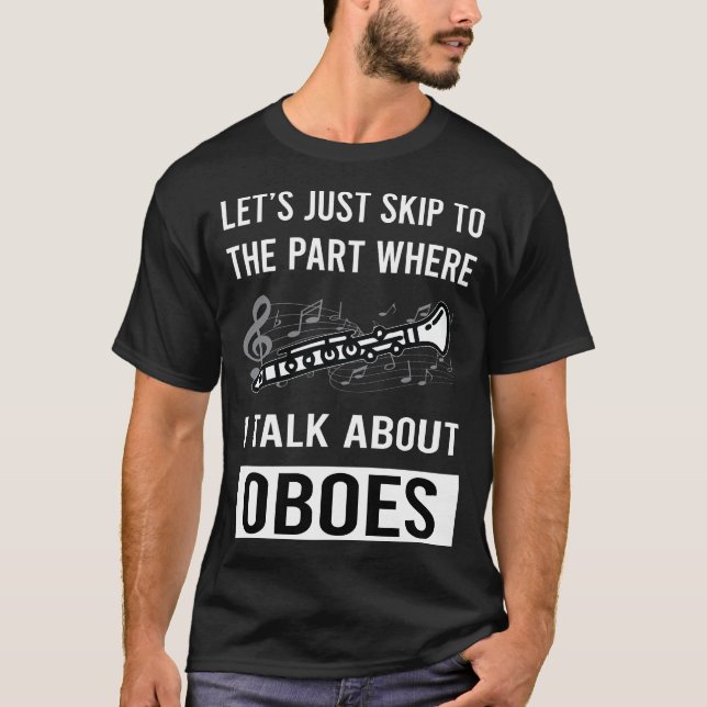 Skip Talk Oboe T-Shirt (Vorderseite)