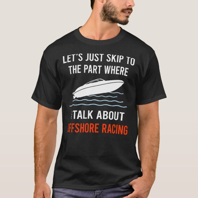 Skip Talk Offshore Racing T-Shirt (Vorderseite)