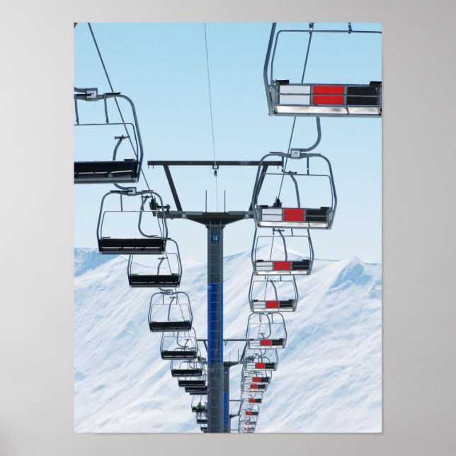 Skipark Sessellifte Poster (Vorne)