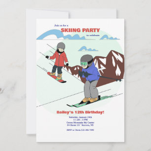 Skipartei Einladung