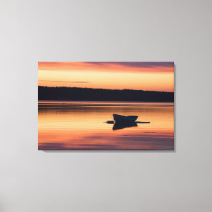 Skipass bei Sonnenaufgang in Eggemoggin Erreichbar Leinwanddruck