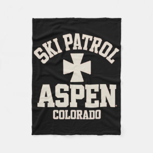 Skipatrouille Aspen Colorado Skifahren und Snowboa Fleecedecke