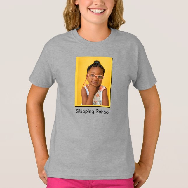 Skiping School Funny Homeschool T-Shirt (Vorderseite)