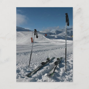 Skipiste Postkarte