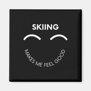 Skipisten Berge Winter Sport Jung Alpin Magnet