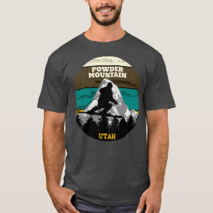 Skipisten Skipowder Mountain Utah T-Shirt