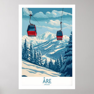 Skiposter Åre Schweden 1 Poster