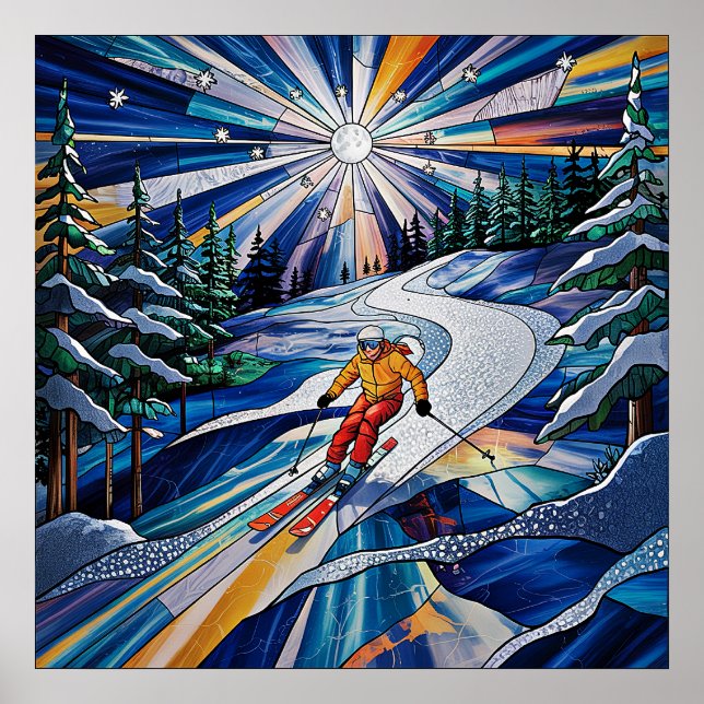 Skiposter Poster (Vorne)