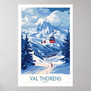 Skiposter Val Thorens 1 Poster