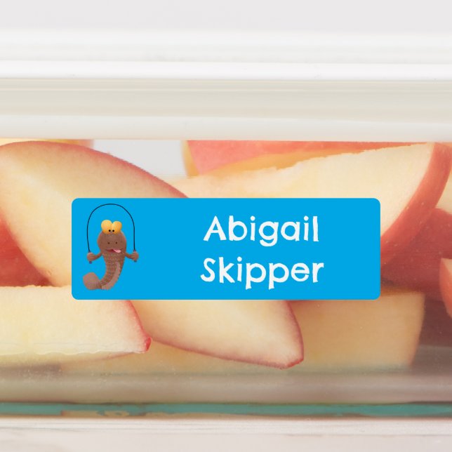 Skipper-Cartoon  personalisiert Etiketten (Befestigt)