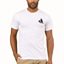 Skipper Sailname Mens White T - Shirt