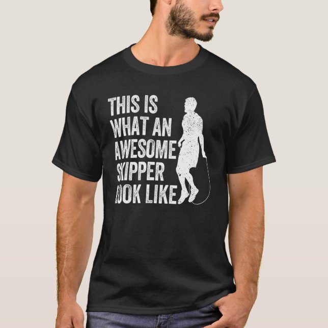 Skipping Rope Jumping Rope T-Shirt (Vorderseite)