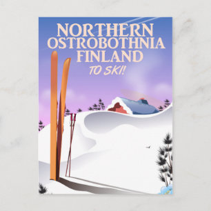 Skipposter Nord-Ostbottnien Postkarte