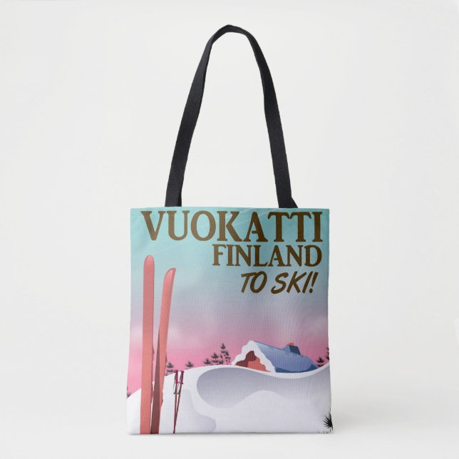 Skipposter Vuokatti Finnland (Vorderseite)