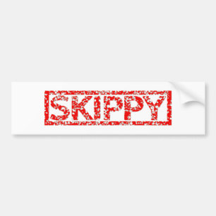 Skippy Briefmarke Autoaufkleber