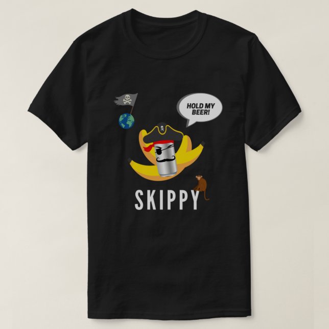 Skippy - Halten Sie mein Bier - Expeditionstruppe. T-Shirt (Design vorne)