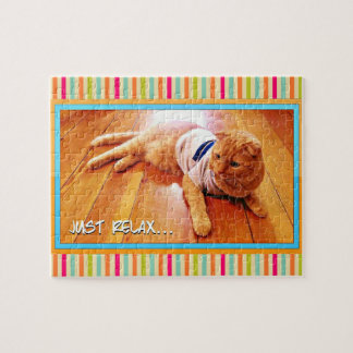 Skippy the Wonder Cat Colorful Niedlich Jigsaw Puz Puzzle