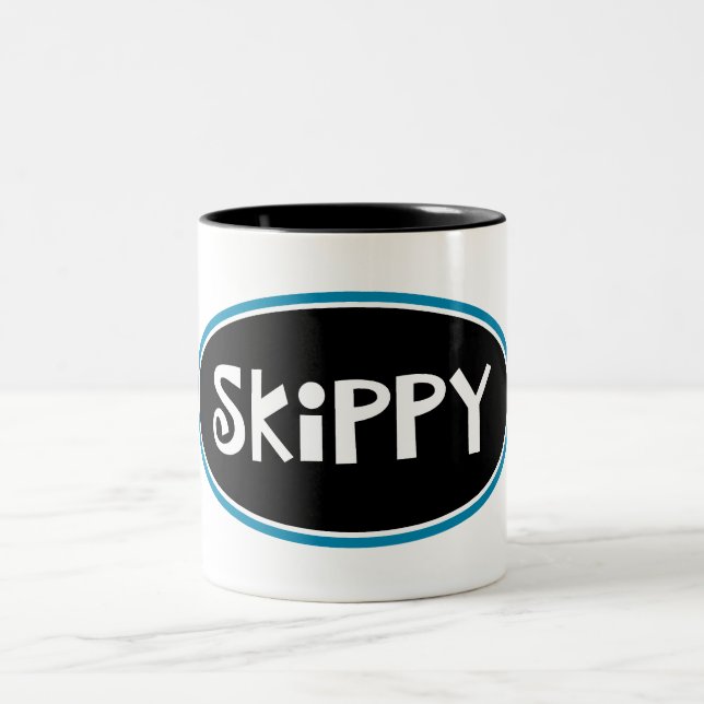 SKIPPY Zwei-Tone-KAFFEE-TASSE Zweifarbige Tasse (Mittel)