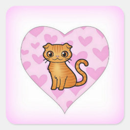 Skippy's rosa Heart Sticker