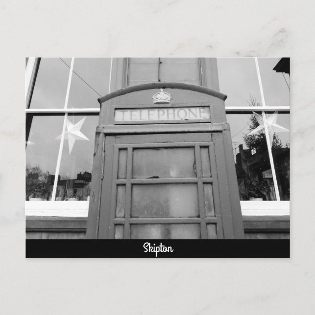 Skipton Phone Booth Postkarte (Vorderseite)