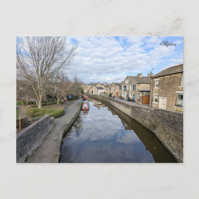 Skipton Town Postkarte (Vorderseite)