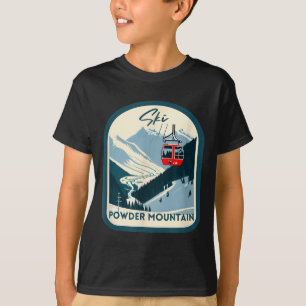 Skipulverberg Retro-Vintage-Pulverberg T-Shirt