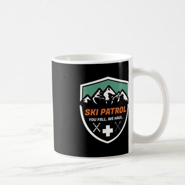 Skiraum du Fall Wir Haul Skier Assistenz Skipass Kaffeetasse (Rechts)